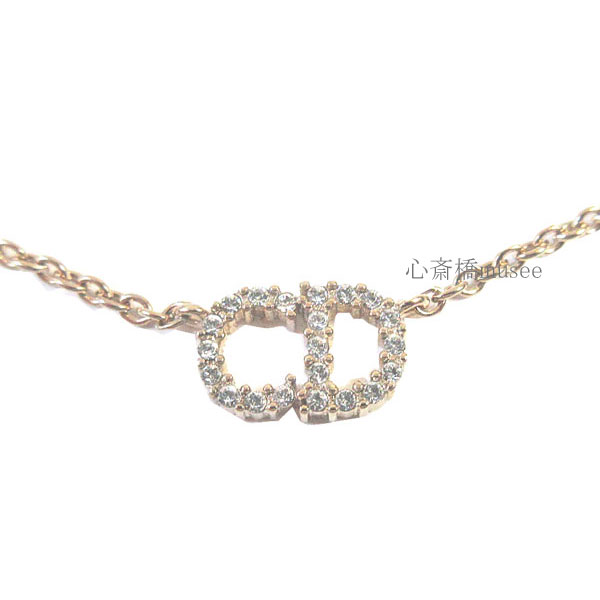 ≪ 新品 ≫ Dior ディオール 「 Clair D Lune / クレール ディー リュヌ」ネックレス CDシグネチャー N0717CDLCY_D301 ゴールド 箱 リボン ショッパー ラッピング ロゴ DIOR クリスチャンディオール コスチューム ジュエリー