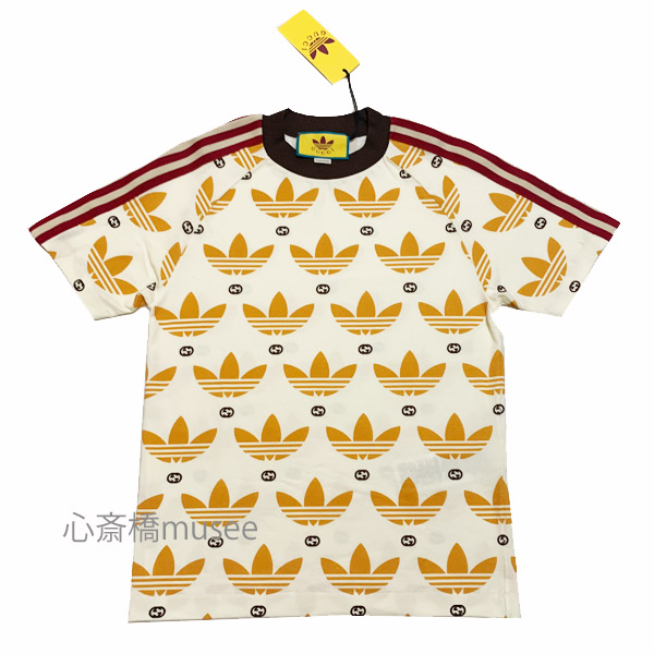 GUCCI adidas グッチ アディダス コラボtシャツ 定価8万程 新品 - メルカリ