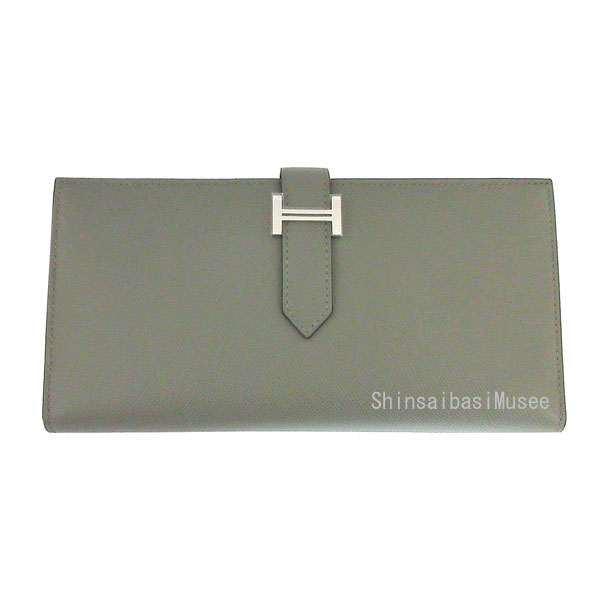 ≪ 新品 ≫ エルメス ベアンスフレ グリメイヤー グレー シルバー金具